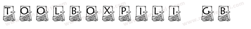 toolboxPiLi GB Regular字体转换